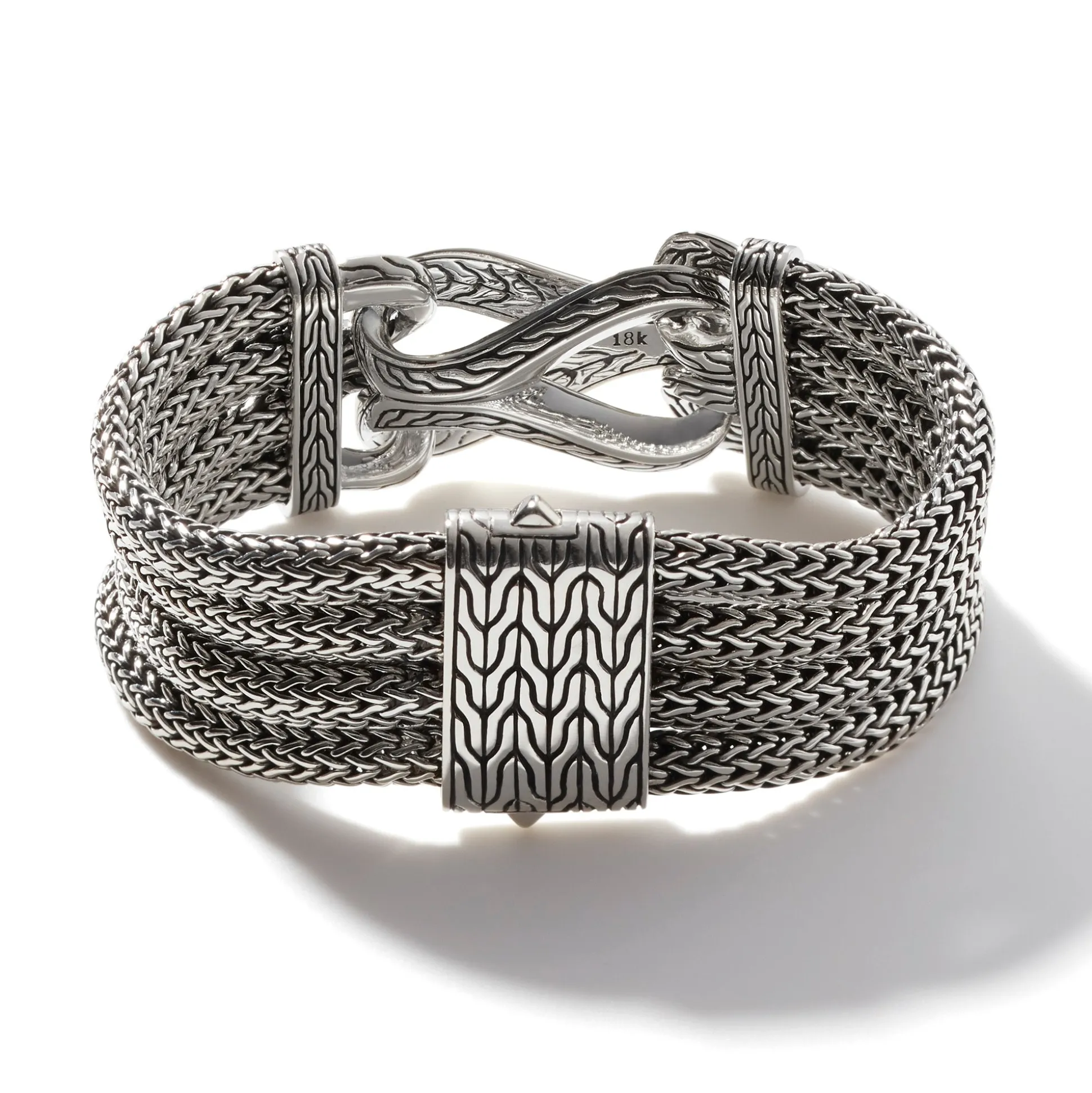 Women John Hardy Chains^Asli Bracelet, Sterling Silver, Gold, 20Mm