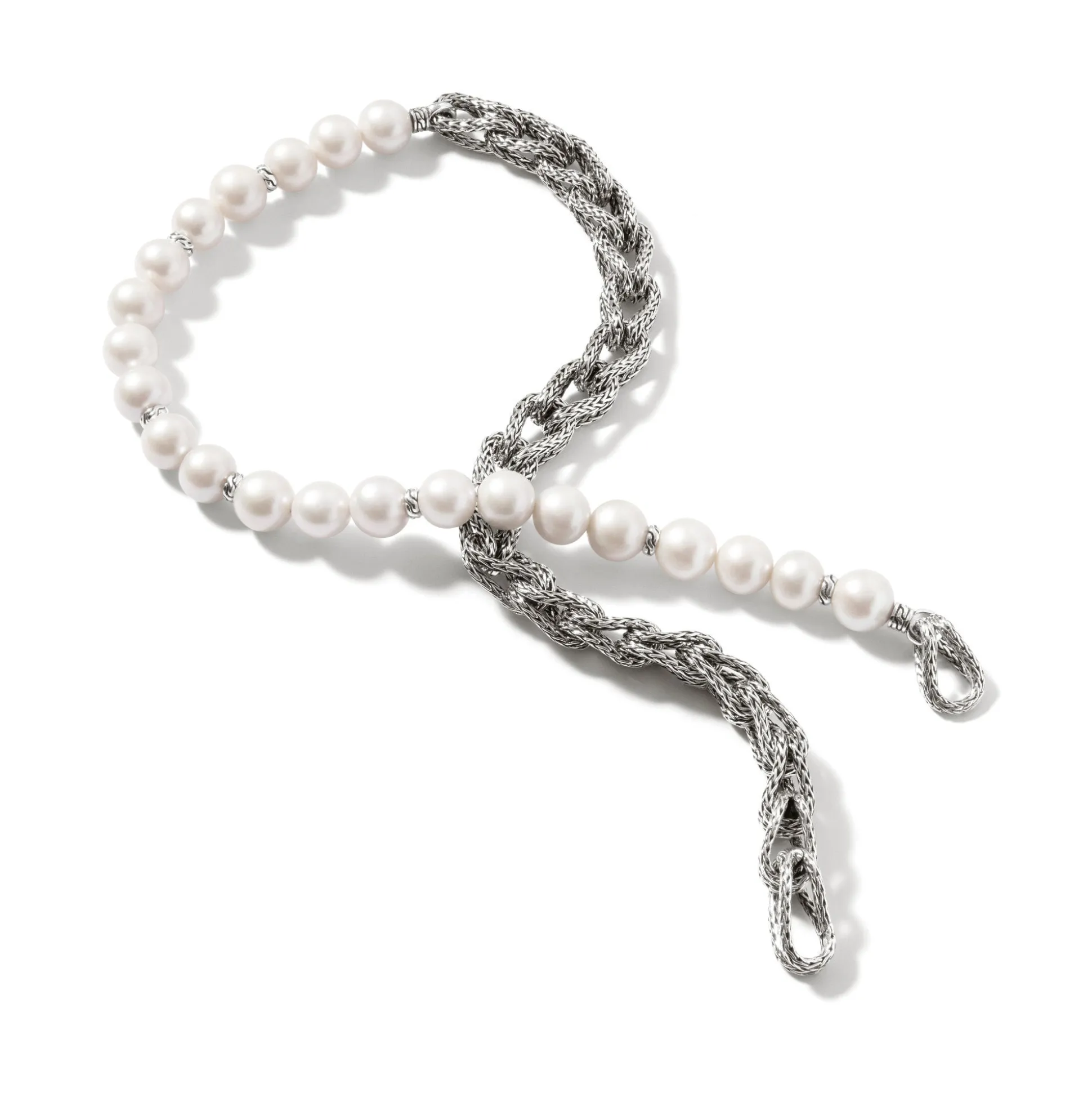 Women John Hardy Statement^Asli Necklace, Sterling Silver, Pearls, 10.5Mm