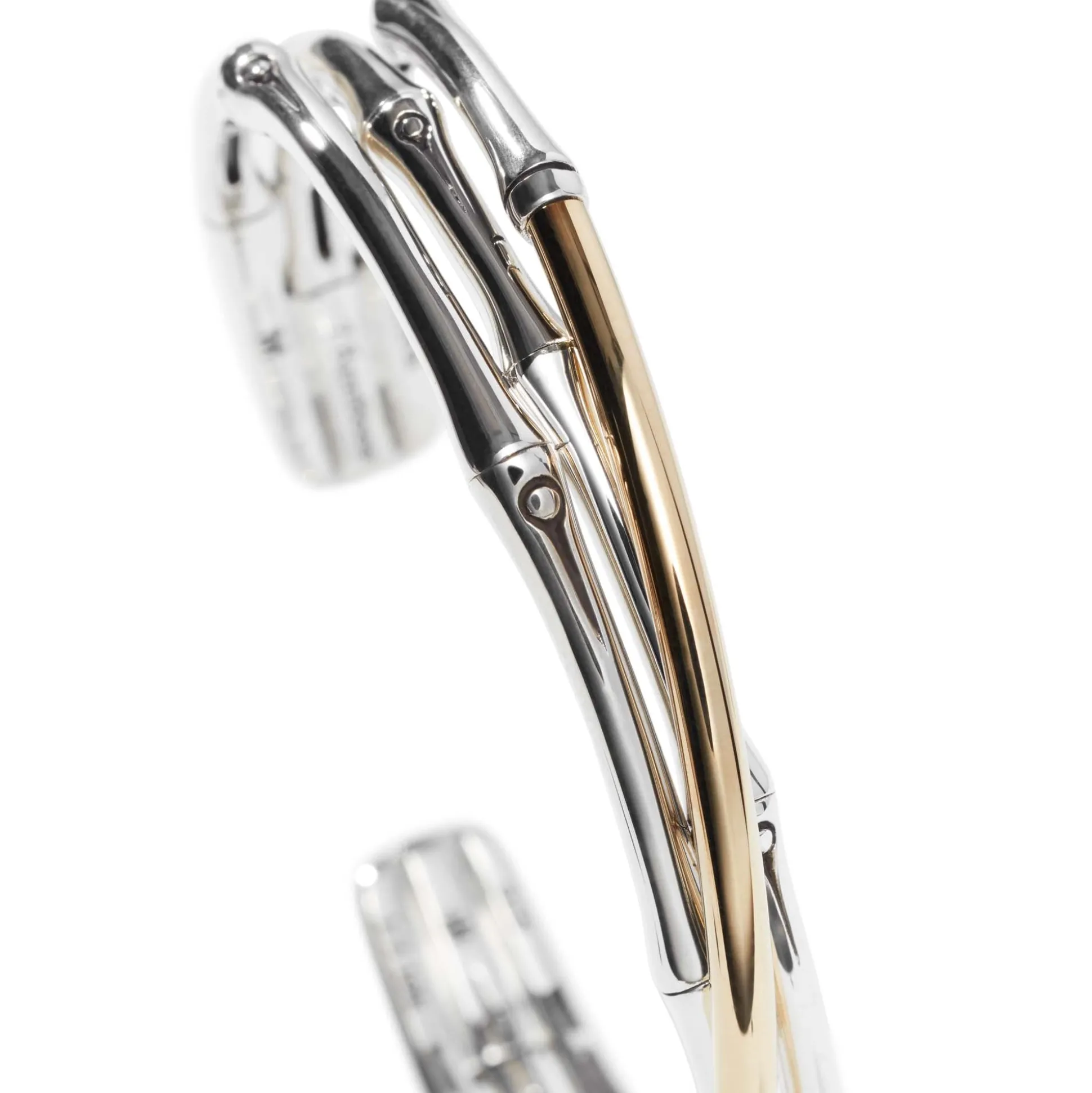 Women John Hardy Bangles & Cuffs^Bamboo Flex Cuff, Sterling Silver, Gold, Slim