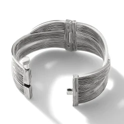 Women John Hardy Bangles & Cuffs^Bamboo Hinged Bangle, Sterling Silver, Wide