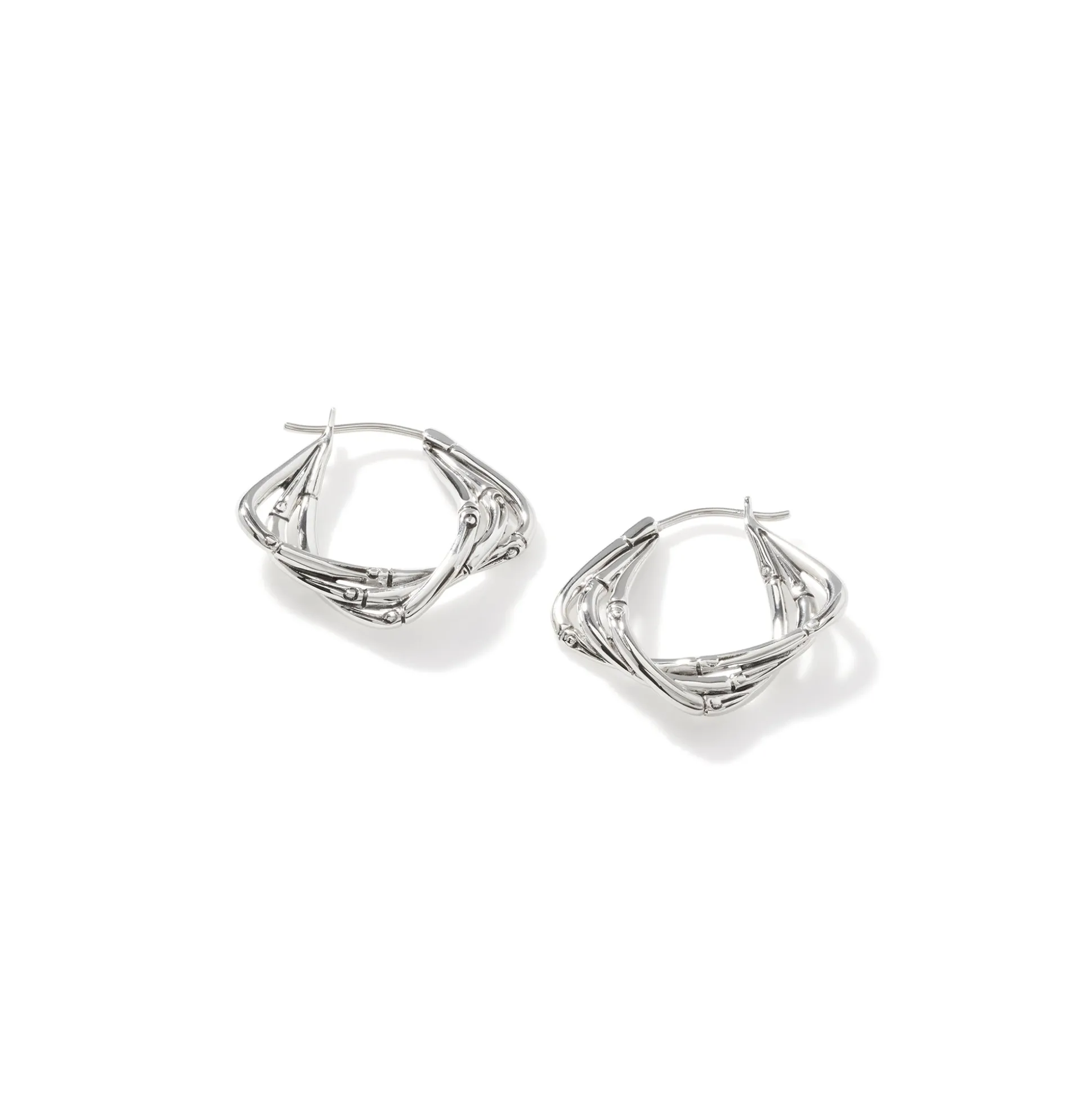 Women John Hardy Hoops^Bamboo Hoop Earring, Sterling Silver