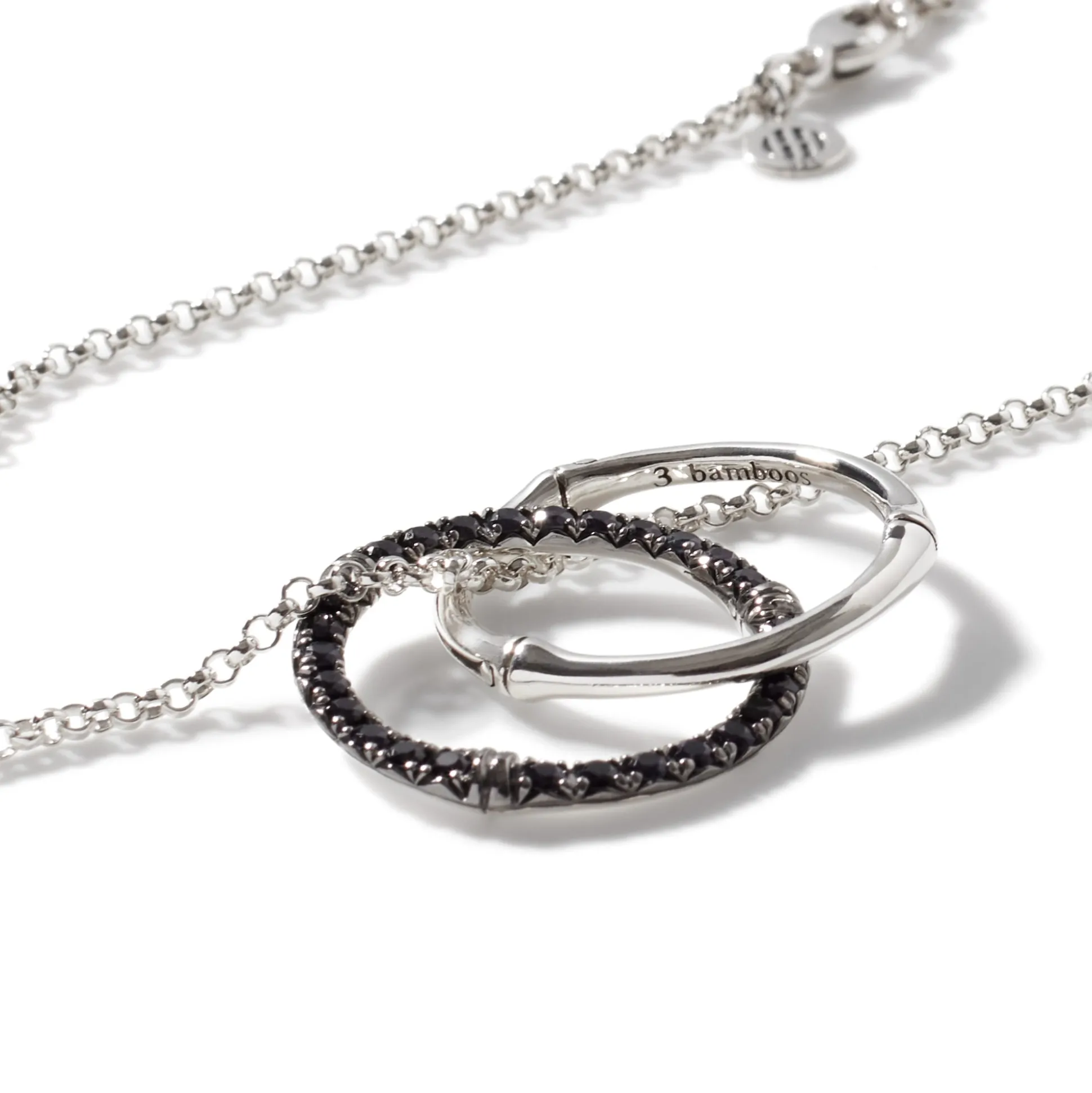 Women John Hardy Pendants^Bamboo Pendant Necklace, Silver, Pave