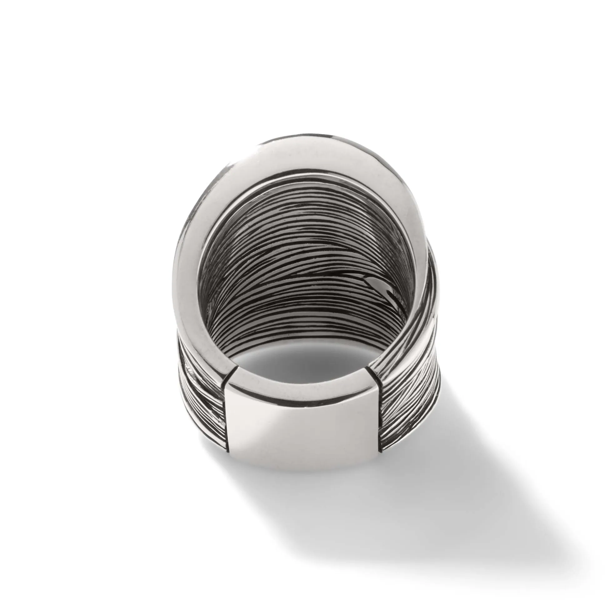 Women John Hardy Statement^Bamboo Saddle Ring, Sterling Silver