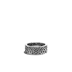 Men John Hardy Bands^Carved Chain Band Ring, Sterling Silver