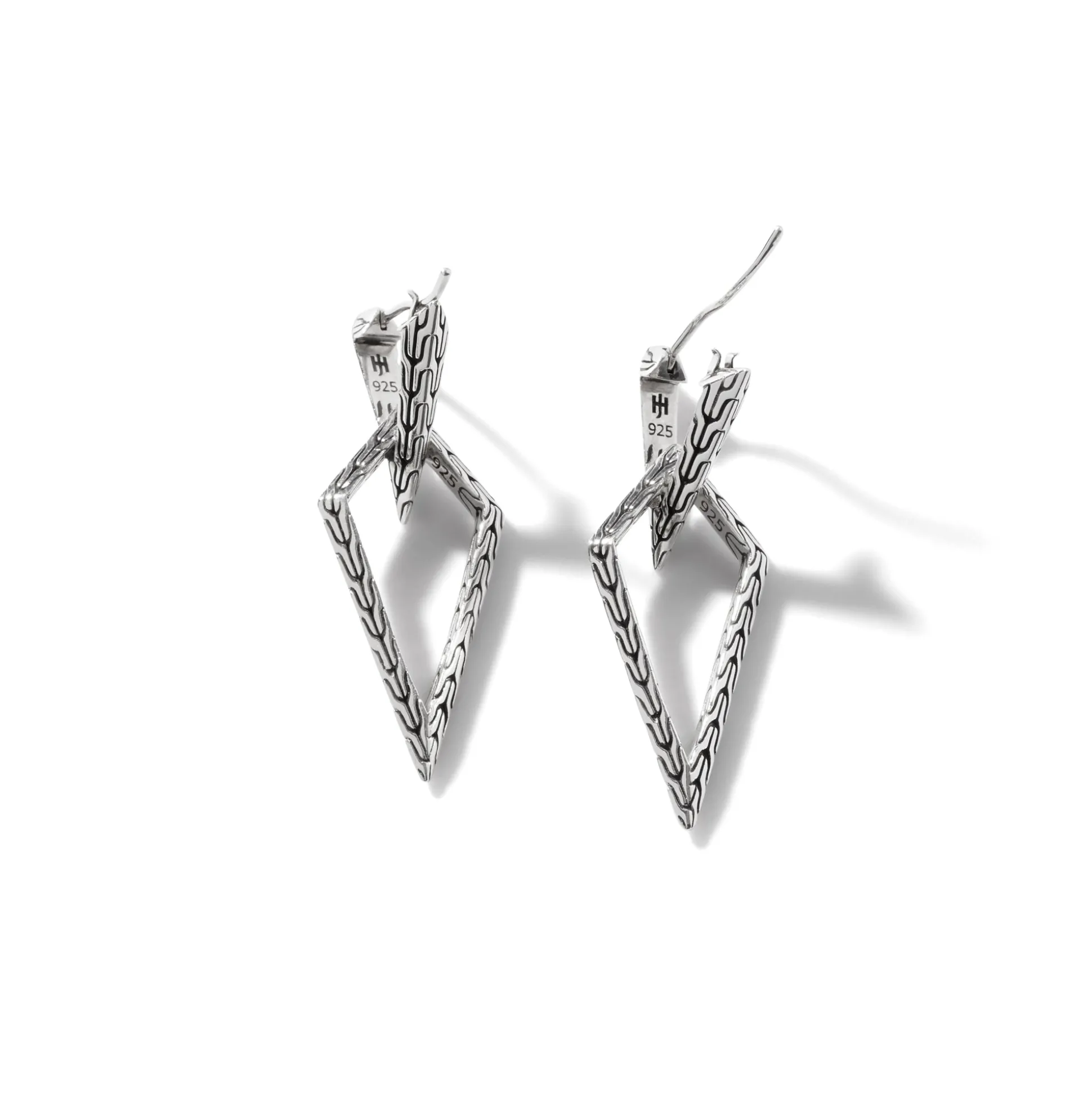 Women John Hardy Statement^Carved Chain Convertible Earring, Silver