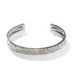Men John Hardy Cuffs^Carved Chain Cuff, Sterling Silver, Slim