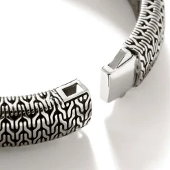 Women John Hardy Bangles & Cuffs^Carved Chain Hinged Bangle, Sterling Silver