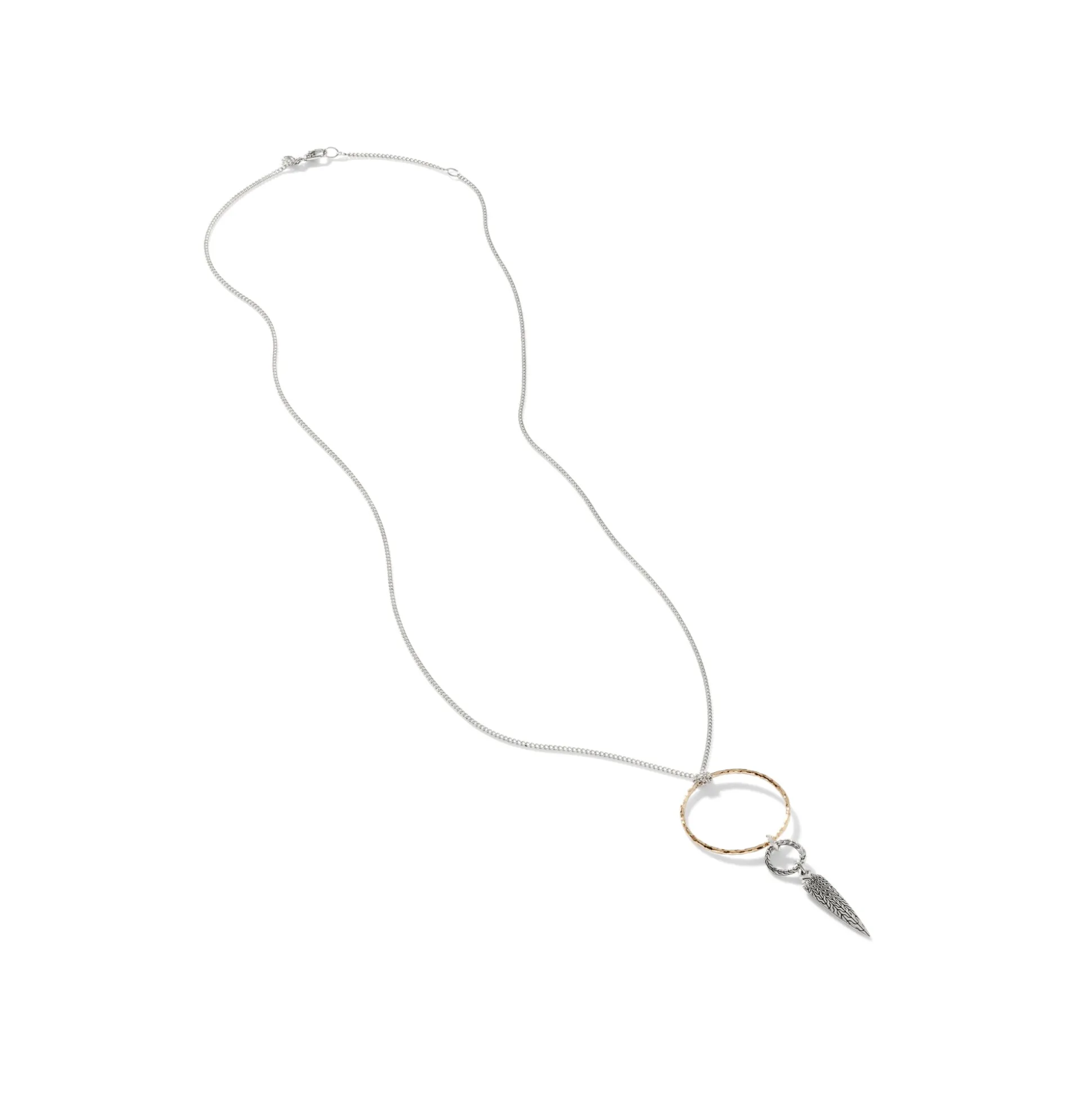 Women John Hardy Pendants^Carved Chain Palu Necklace, Silver, Gold