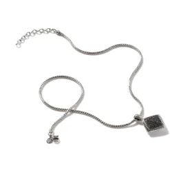 Women John Hardy Pendants^Carved Chain Pendant Necklace, Silver, Pave