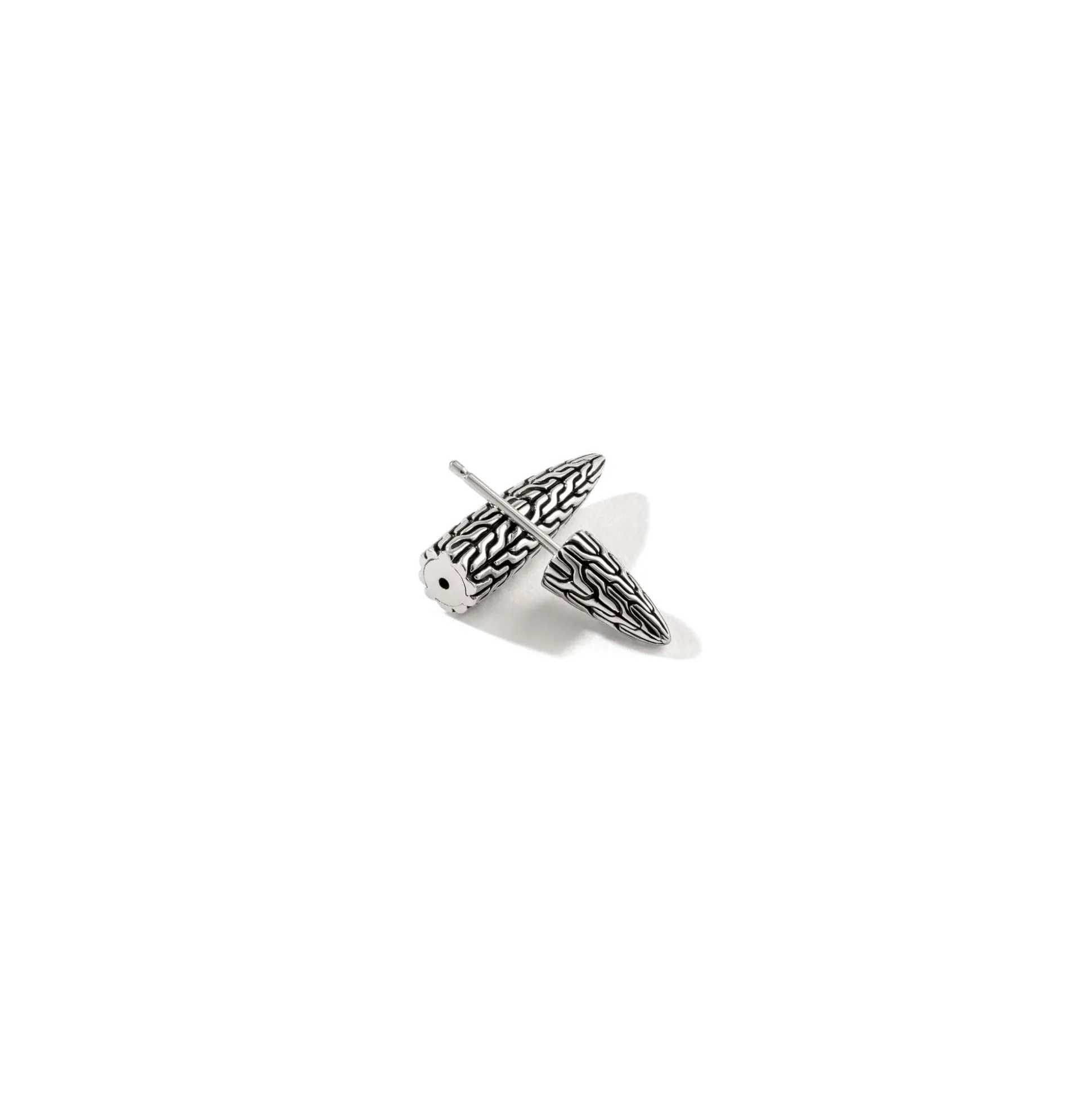 Men John Hardy Studs^Carved Chain Single Earring, Sterling Silver