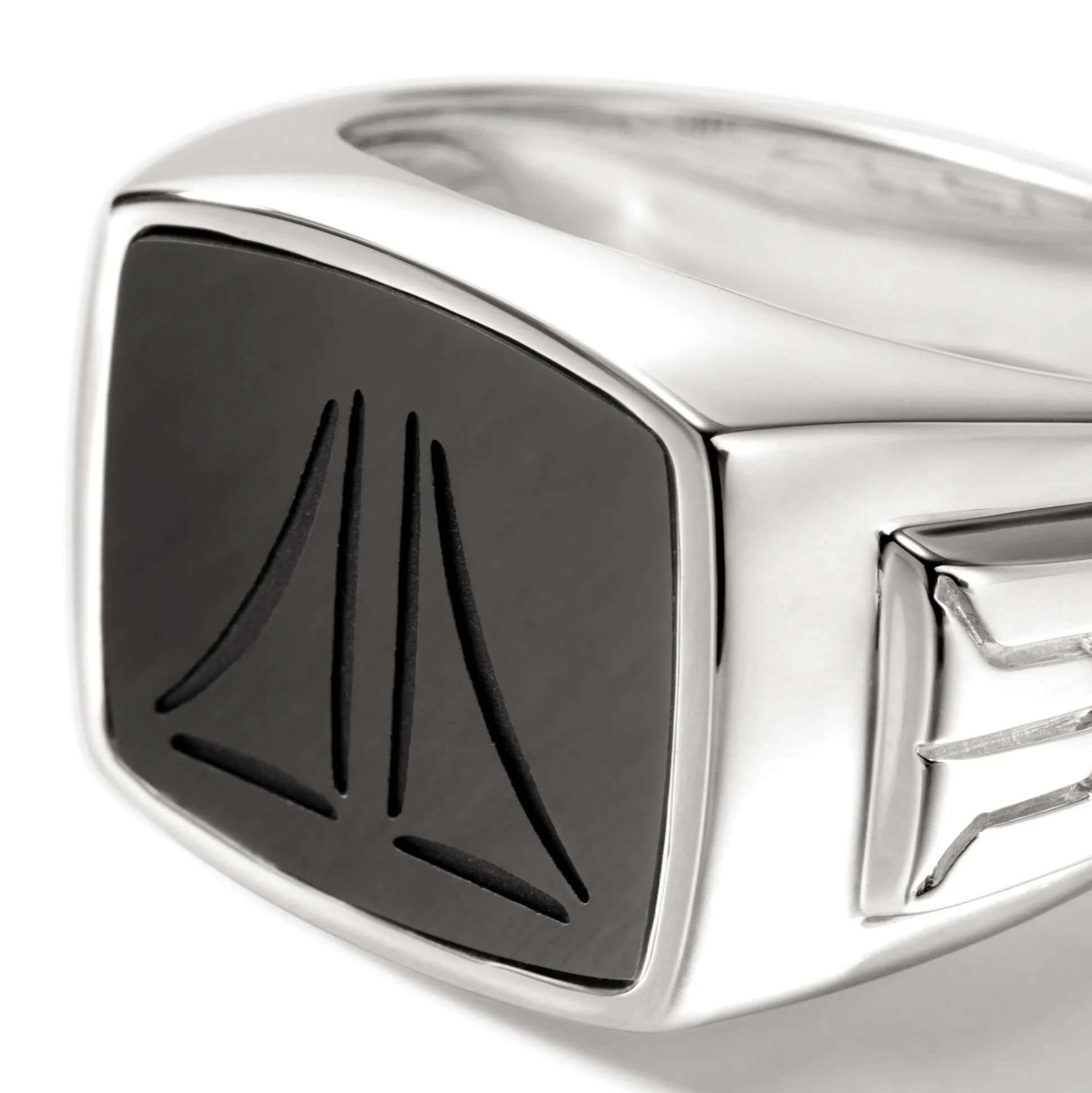 Men John Hardy Signets^Carved Signet Ring, Sterling Silver, Gemstone
