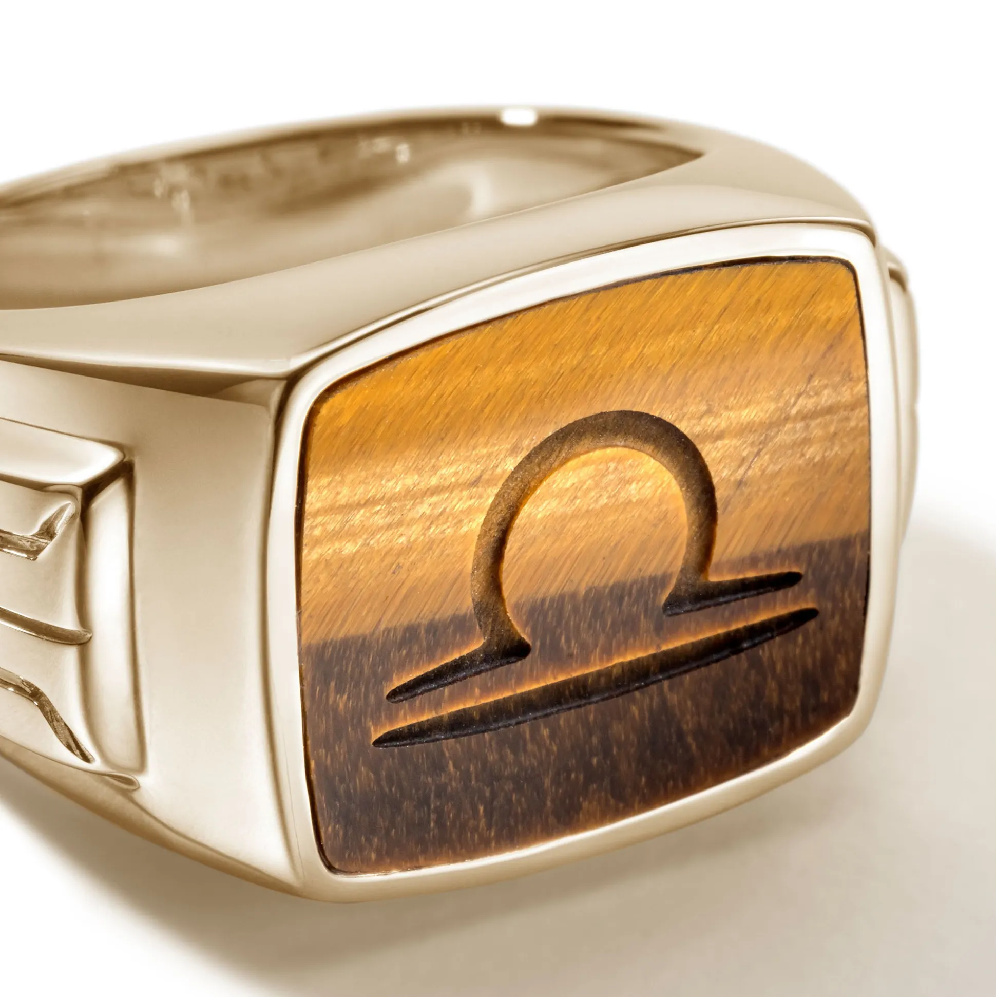 Men John Hardy Signets^Carved Signet Ring, Sterling Silver, Gemstone