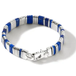 Men John Hardy Beads^Colorblock Bracelet, Silver, Gemstones