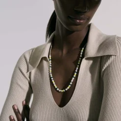 Men John Hardy Beads^Colorblock Necklace, Silver, Gemstones, Pearl