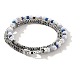 Men John Hardy Beads^Colorblock Wrap, Silver, Gemstones, Pearl