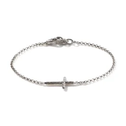 Men John Hardy Chains^Cross Bracelet, Sterling Silver