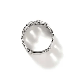 Men John Hardy Bands^Curb Chain Band Ring, Sterling Silver, Wide