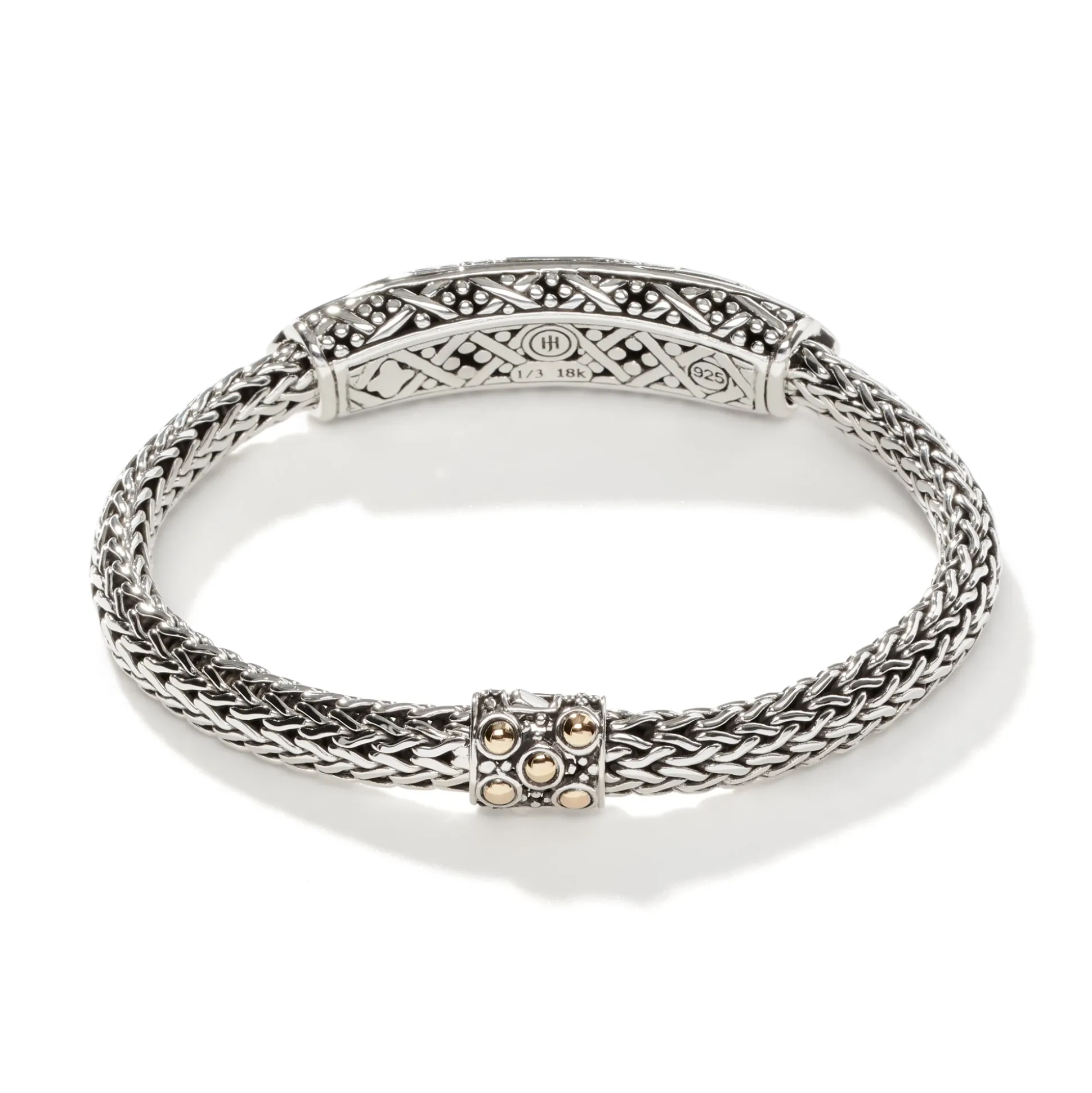 Women John Hardy Chains^Dot Bracelet, Gold, Sterling Silver, 6.5Mm