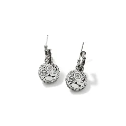 Women John Hardy Statement^Dot Drop Earring, Gold, Sterling Silver