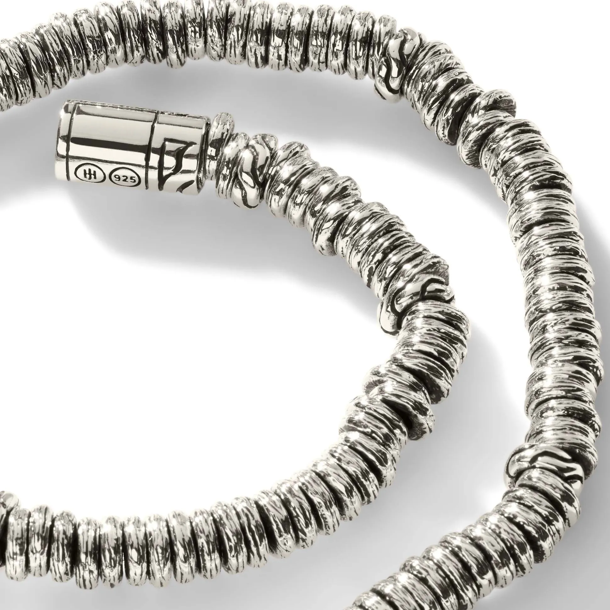 Men John Hardy Beads^Heishi Bracelet, Sterling Silver