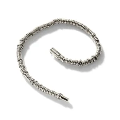 Men John Hardy Beads^Heishi Bracelet, Sterling Silver