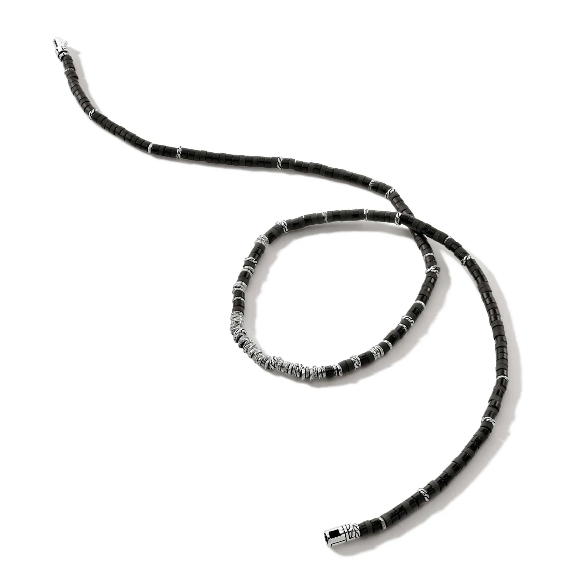 Women John Hardy Beads^Heishi Necklace, Gemstones, Sterling Silver