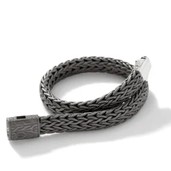 Men John Hardy Chains^Icon Bracelet, Dark Silver, 7.5Mm