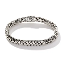 Men John Hardy Chains^Icon Bracelet, Dark Silver, 7.5Mm