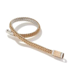Men John Hardy Chains^Icon Bracelet, Gold, Sterling Silver, 6.5Mm