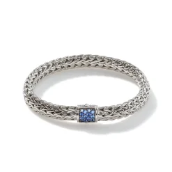 Women John Hardy Chains^Icon Bracelet, Sterling Silver, Pave, 10.5Mm