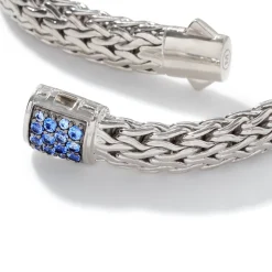 Women John Hardy Chains^Icon Bracelet, Sterling Silver, Pave, 10.5Mm