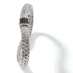 Women John Hardy Chains^Icon Bracelet, Sterling Silver, Pave, 10.5Mm