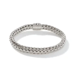Men John Hardy Chains^Icon Bracelet, Sterling Silver, Pave, 7.5Mm