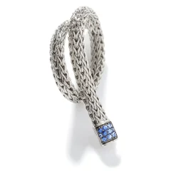 Women John Hardy Chains^Icon Bracelet, Sterling Silver, Pave, 6.5Mm