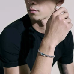 Men John Hardy Chains^Icon Bracelet, Sterling Silver, Gemstone, 5Mm
