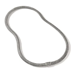 Men John Hardy Chains^Icon Flat Wrap, Sterling Silver, 7.5Mm