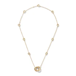 Women John Hardy Layering^Interlocking Keyring Necklace, Gold