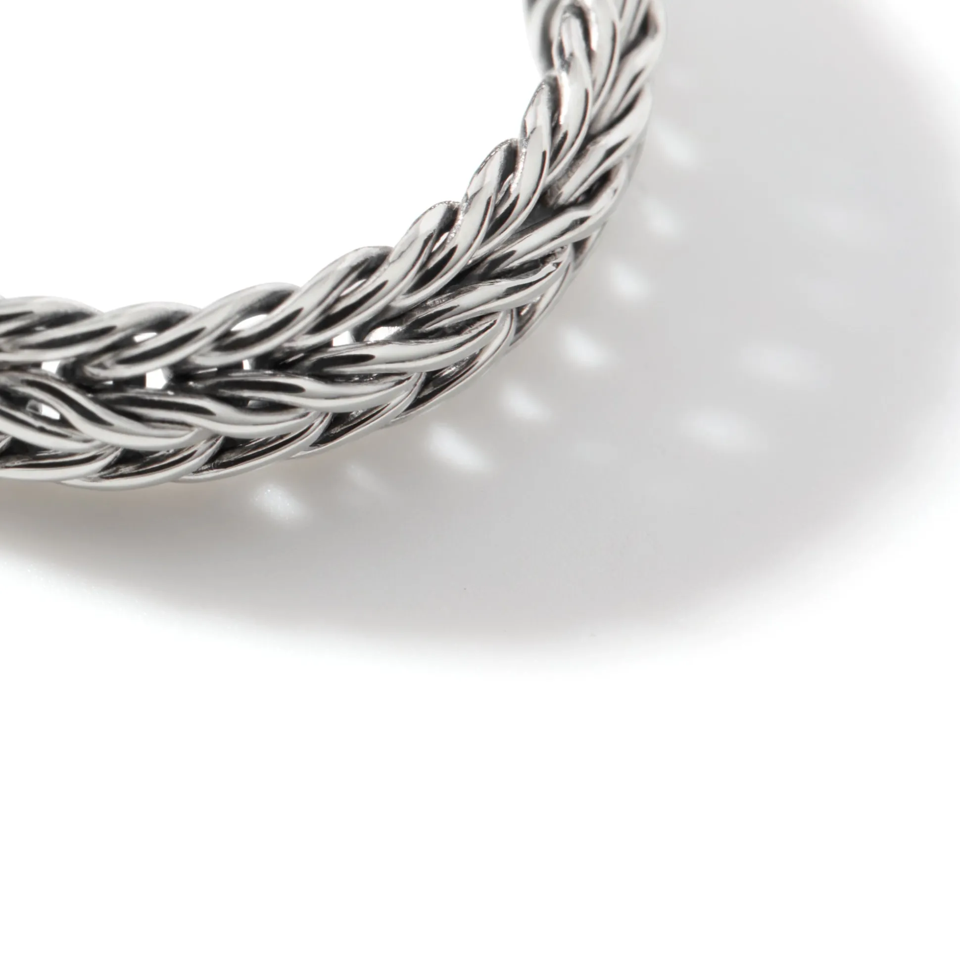 Women John Hardy Soft^Kami Chain Band Ring, Sterling Silver, Slim