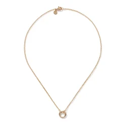 Women John Hardy Layering^Keyring Necklace, Gold, 2Mm