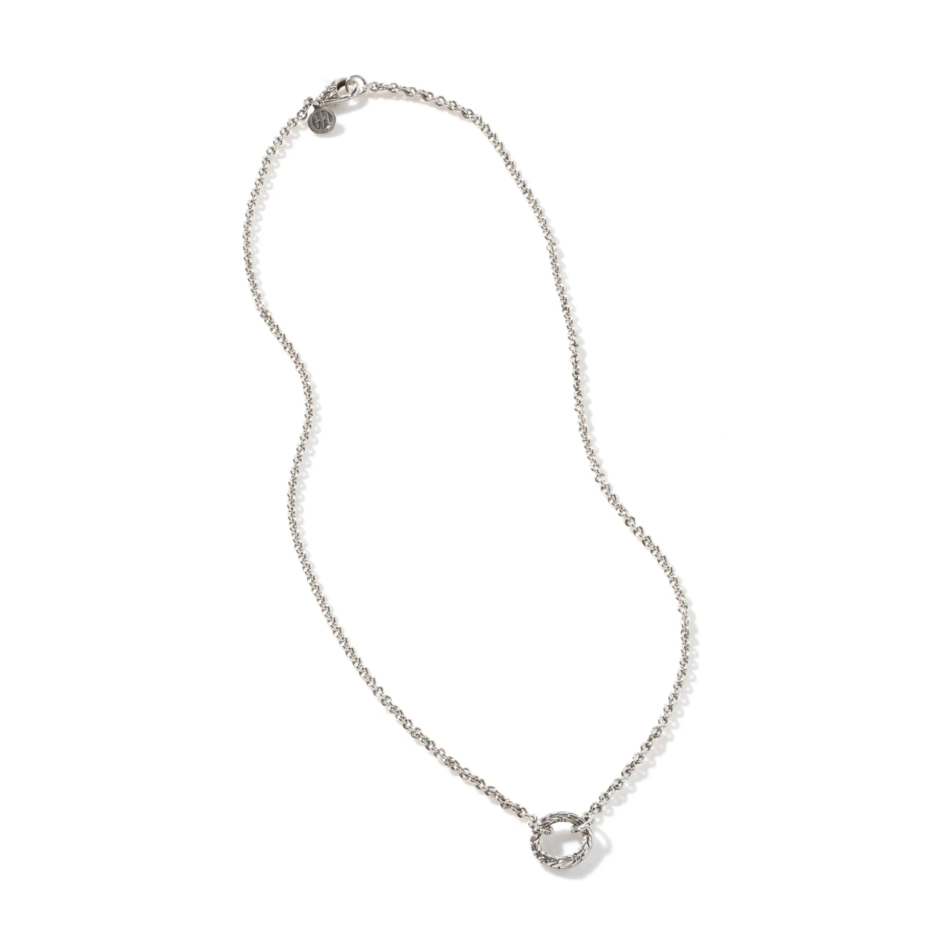 Women John Hardy Layering^Keyring Necklace, Sterling Silver, 2.45 Mm