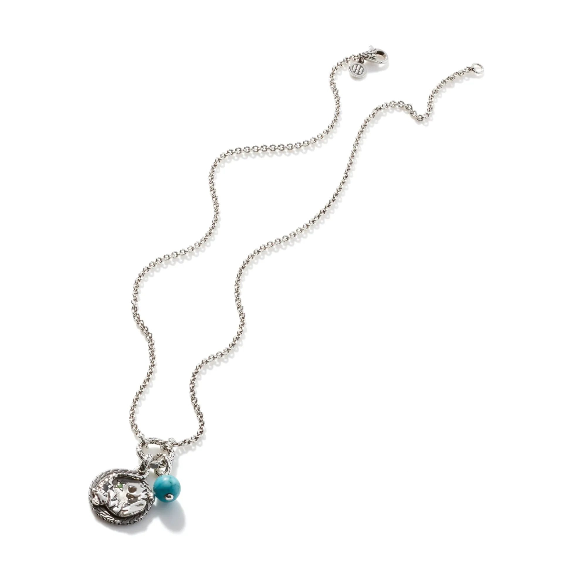 Women John Hardy Layering^Keyring Necklace, Sterling Silver, 2.45 Mm
