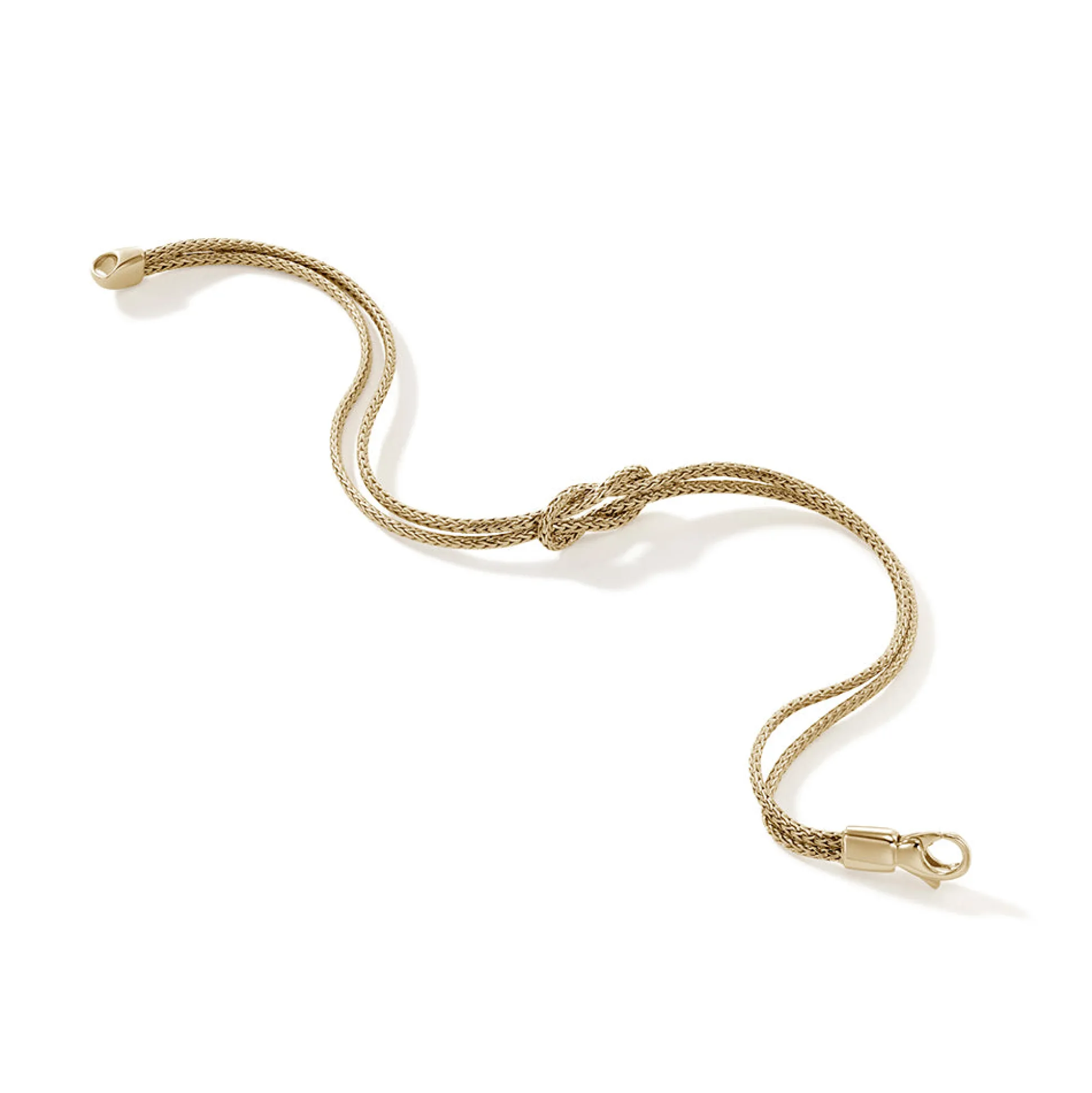Men John Hardy Chains^Love Knot Bracelet, Gold, 1.8Mm