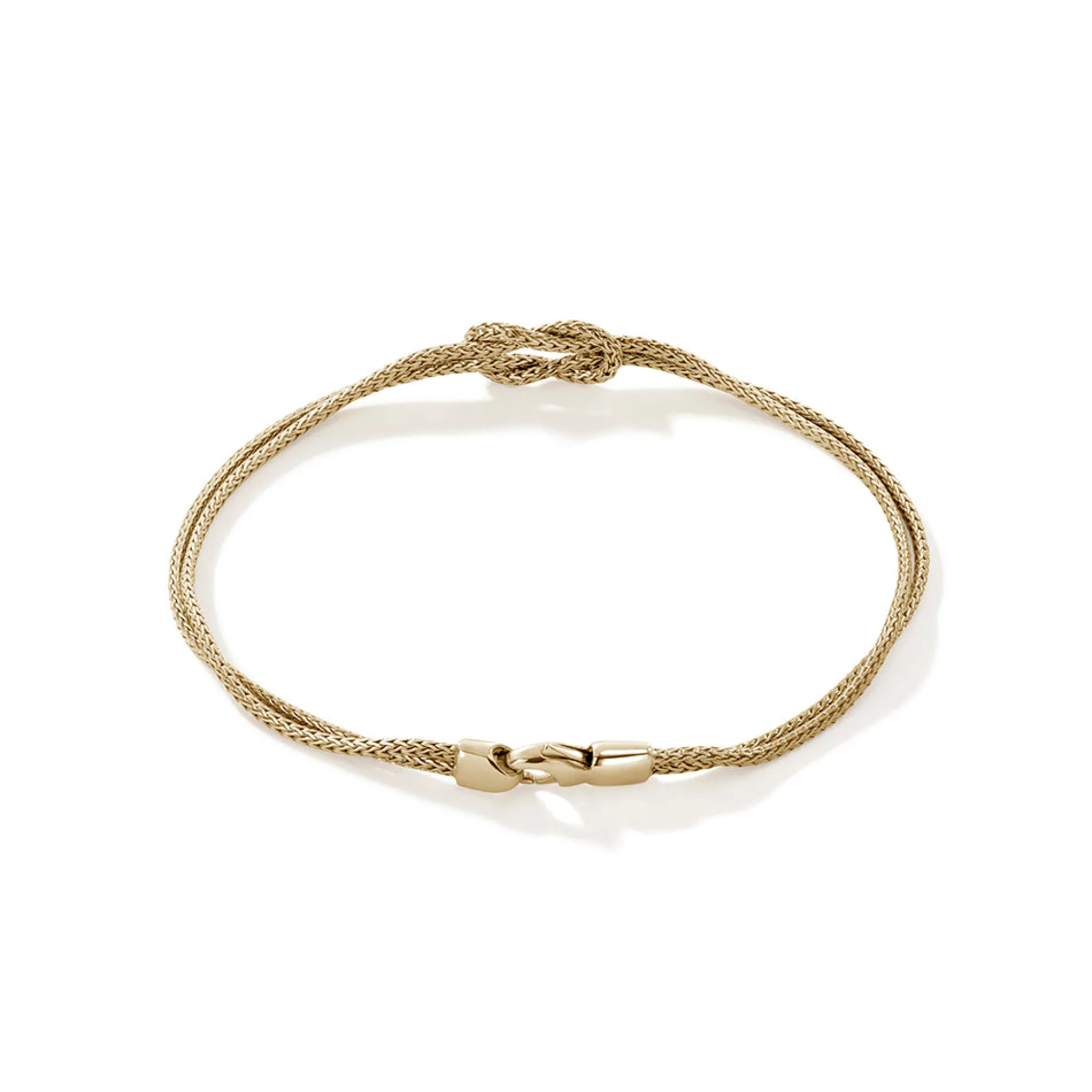 Men John Hardy Chains^Love Knot Bracelet, Gold, 1.8Mm