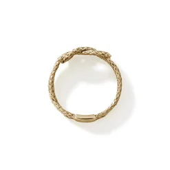 Women John Hardy Soft^Love Knot Chain Ring, Rose Gold