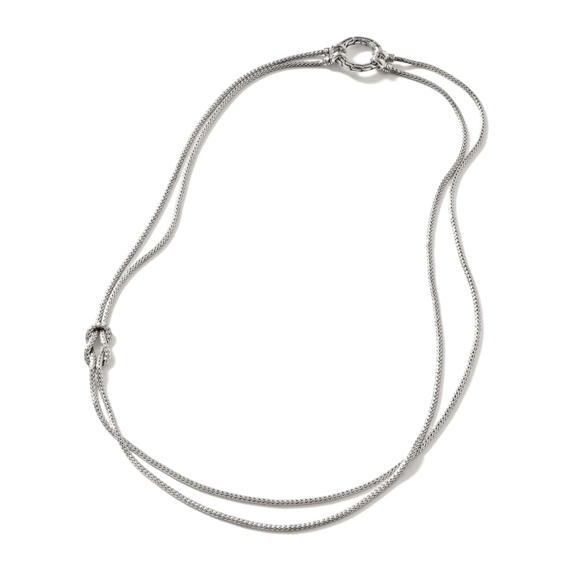 Women John Hardy Layering^Love Knot Convertable Necklace, Gold, 1.8Mm