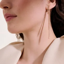 Women John Hardy Drops^Love Knot Drop Earring, Rose Gold