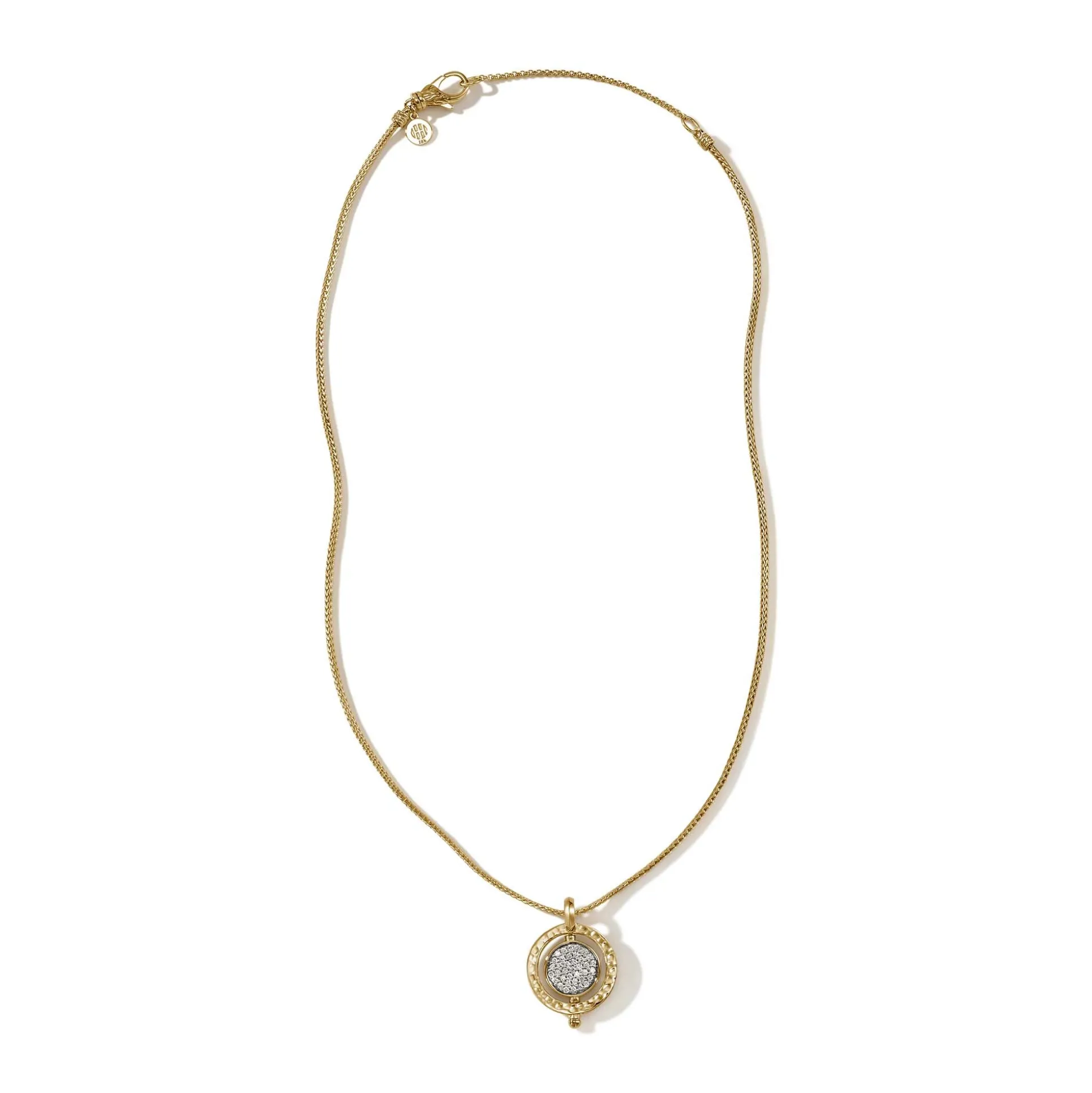 Women John Hardy Pendants^Moon Door Necklace, Gold, Diamonds
