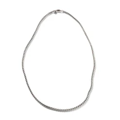 Men John Hardy Chains^Naga Box Chain Necklace, Silver, 3.7Mm