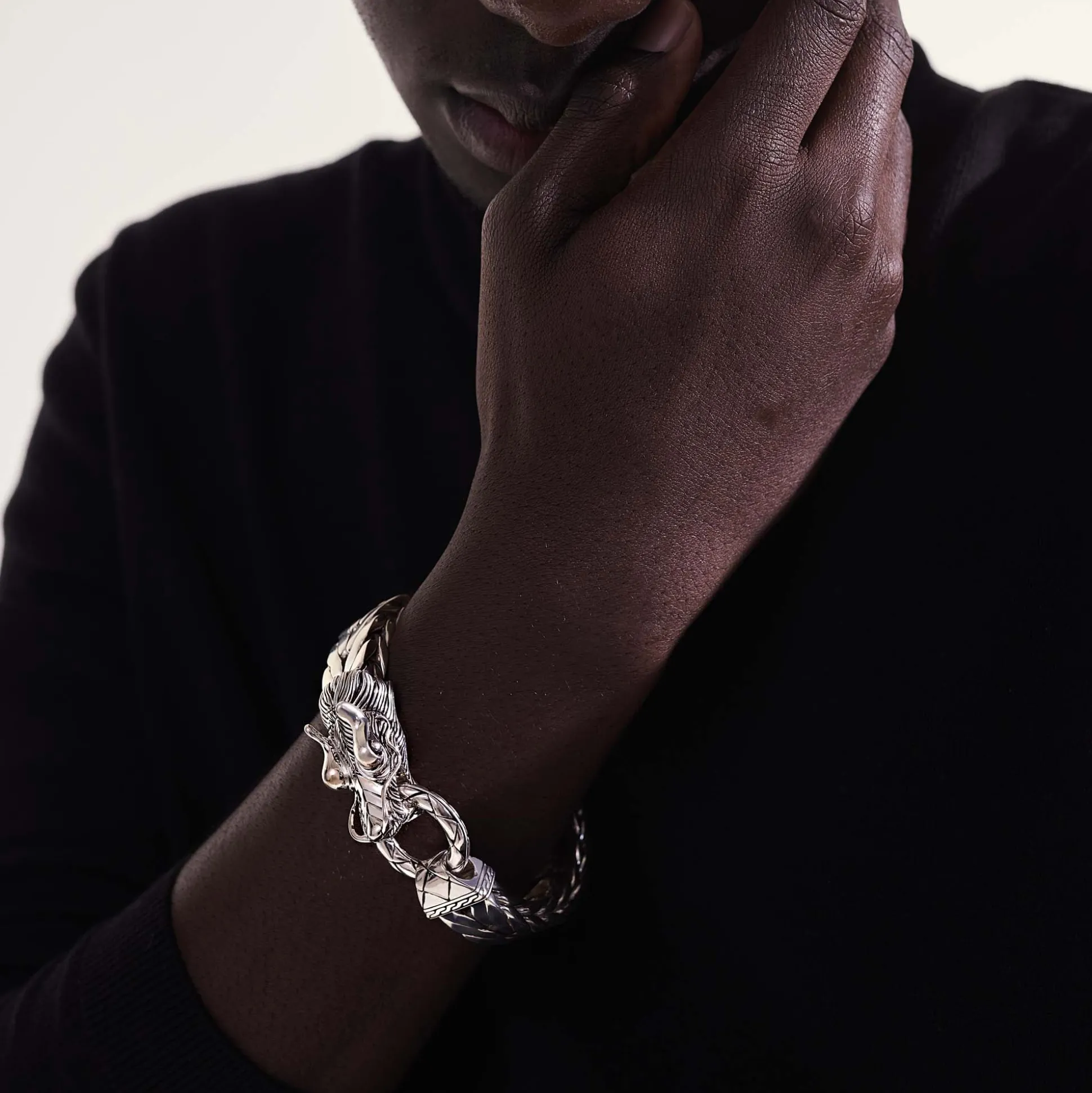 Men John Hardy Chains^Naga Bracelet, Sterling Silver, 15Mm