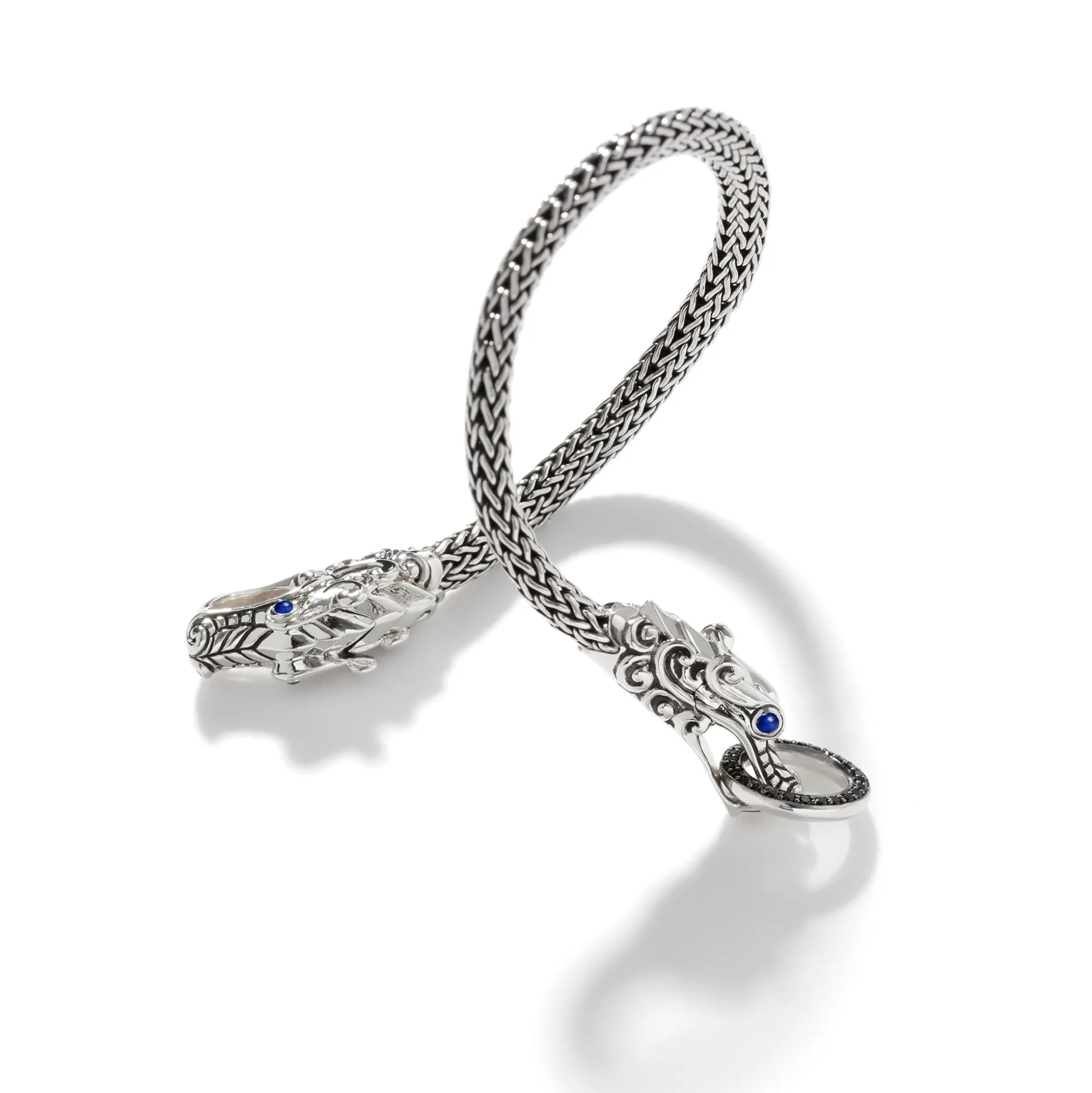 Women John Hardy Chains^Naga Bracelet, Sterling Silver, Pave, 5Mm
